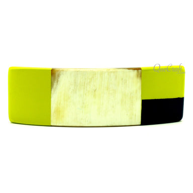 Horn & Lacquer Hair Clip #13295 - HORN JEWELRY