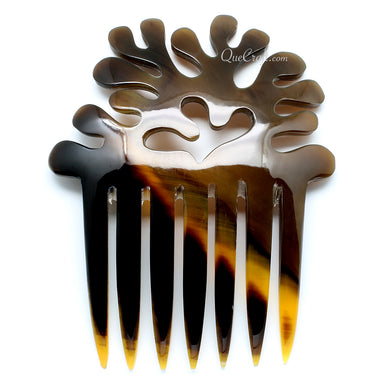 Horn Hair Comb #10713 - HORN JEWELRY