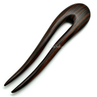 Ebony Hair Pin #10818 - HORN JEWELRY