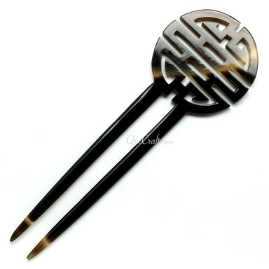 Horn Hair Pin #10813 - HORN JEWELRY