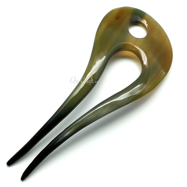 Horn Hair Pin #11379 - HORN JEWELRY