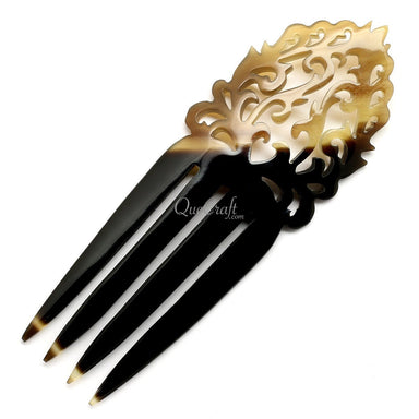 Horn Hair Pin #12460 - HORN JEWELRY