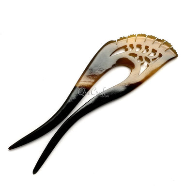 Horn Hair Pin #12467 - HORN JEWELRY