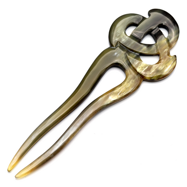 Horn Hair Pin #13491 - HORN JEWELRY