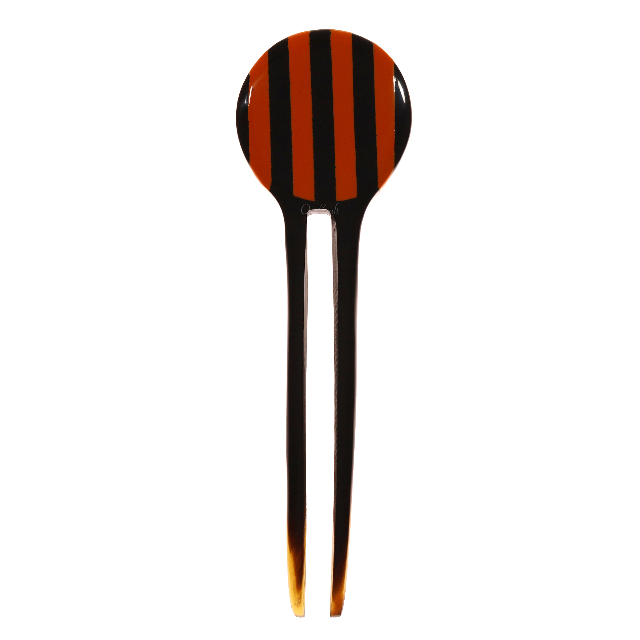 Horn & Lacquer Hair Pin #14191 - HORN JEWELRY