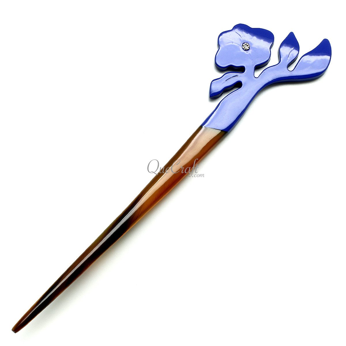 Horn & Lacquer Hair Stick #11795 - HORN JEWELRY