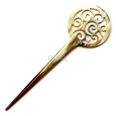 Horn Hair Stick #12556 - HORN JEWELRY