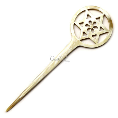 Horn Hair Stick #12557 - HORN JEWELRY