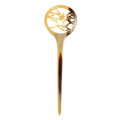 Horn Hair Pin #14075 - HORN JEWELRY