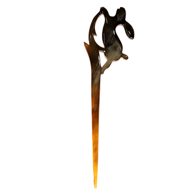 Horn Hair Pin #14184 - HORN JEWELRY