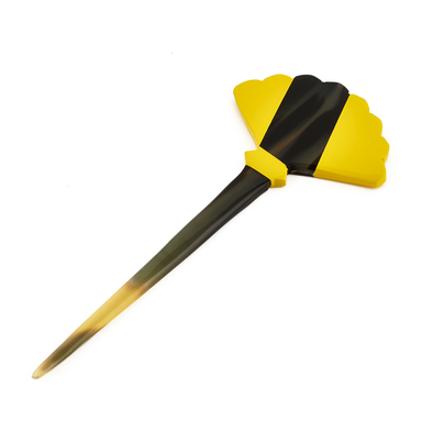 Horn & Lacquer Hair Pin #14238 - HORN JEWELRY