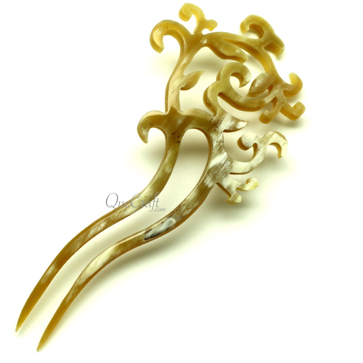 Horn Hair Pin #13314 - HORN JEWELRY