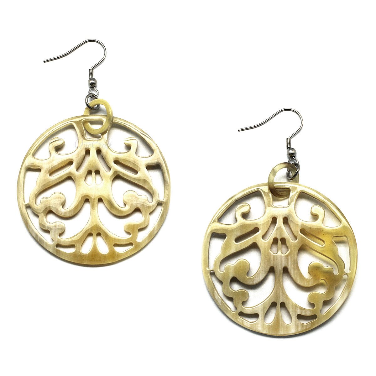 Horn Earrings #6132 - HORN JEWELRY