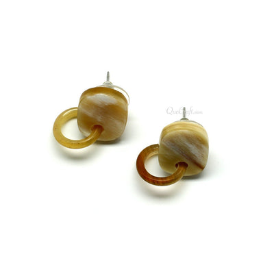 Horn Ear Studs #11639 - HORN JEWELRY