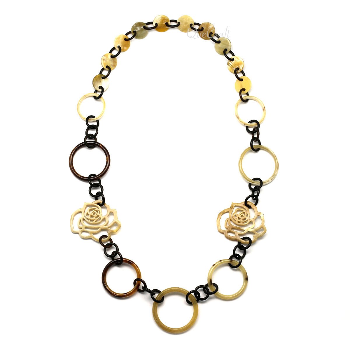 Horn Chain Necklace #5279 - HORN JEWELRY