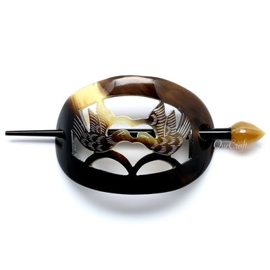 Horn Hair Barrette #10898 - HORN JEWELRY