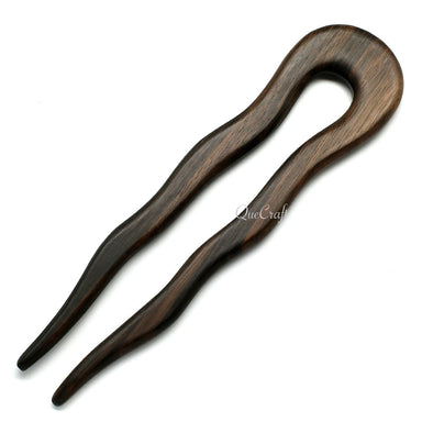 Ebony Hair Pin #10611 - HORN JEWELRY