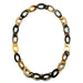 Horn & Leather Chain Necklace #11076 - HORN JEWELRY