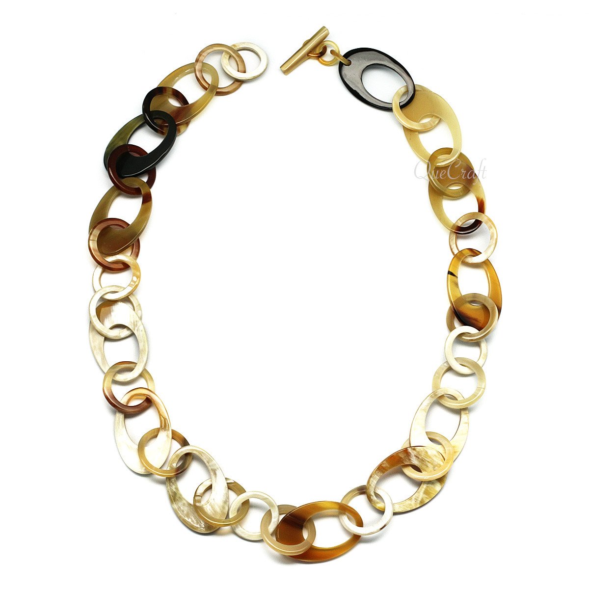 Horn Chain Necklace #4381 - HORN JEWELRY