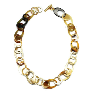 Horn Chain Necklace #4381 - HORN JEWELRY