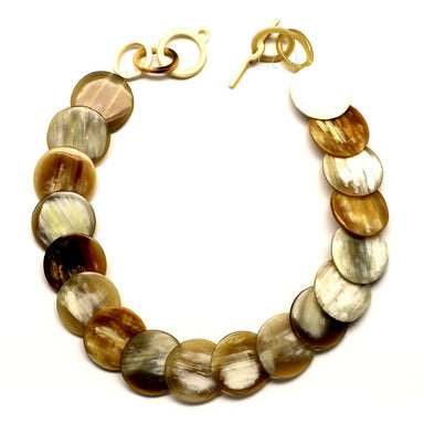 Horn String Necklace #5249 - HORN JEWELRY