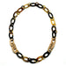 Horn & Leather Chain Necklace #11077 - HORN JEWELRY