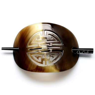 Horn Hair Barrette #10951 - HORN JEWELRY