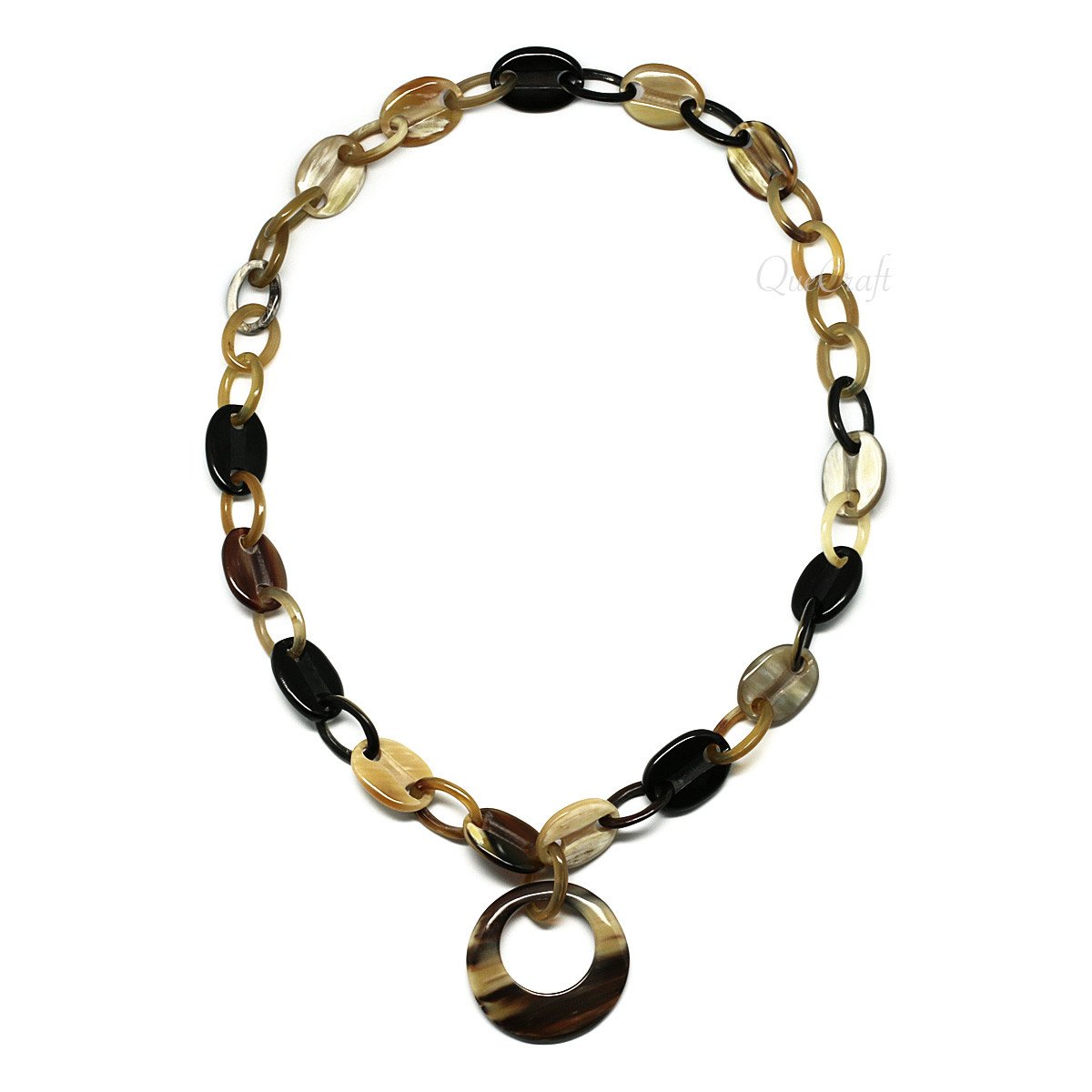 Horn Chain Necklace #4163 - HORN JEWELRY