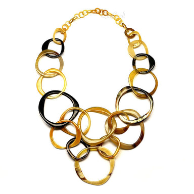 Horn Chain Necklace #5259 - HORN JEWELRY