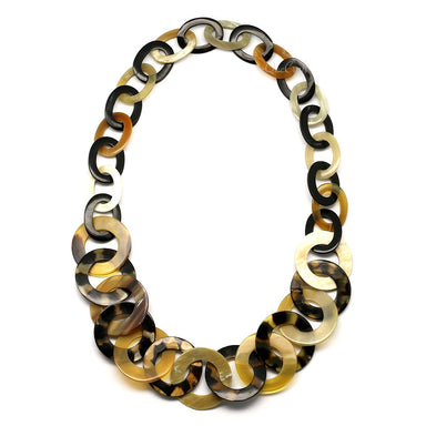 Horn Chain Necklace #5195 - HORN JEWELRY