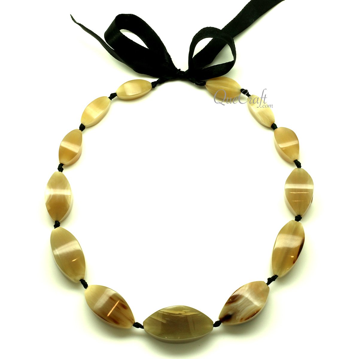 Horn Beaded Necklace #13389 - HORN JEWELRY