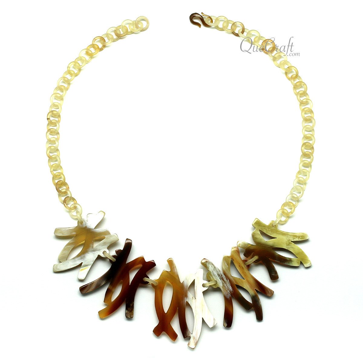 Horn Chain Necklace #11207 - HORN JEWELRY