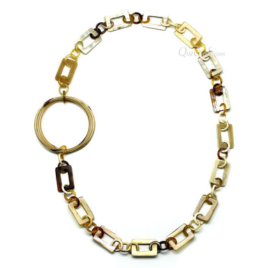 Horn Chain Necklace #11654 - HORN JEWELRY