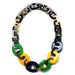 Horn & Lacquer Chain Necklace #11785 - HORN JEWELRY