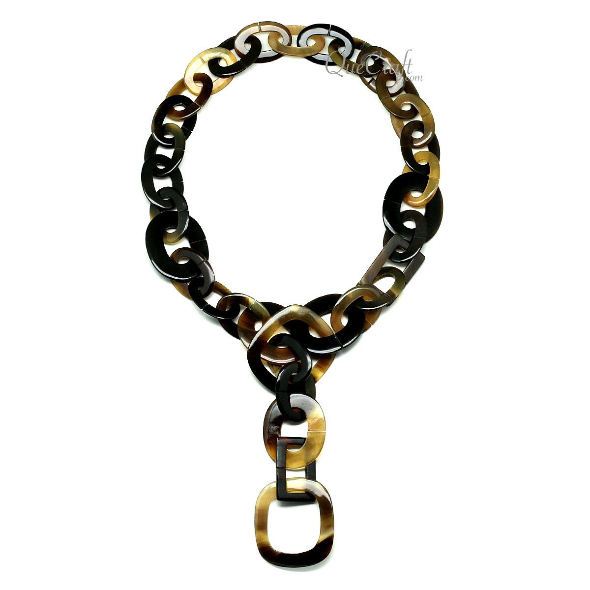 Horn Chain Necklace #11909 - HORN JEWELRY