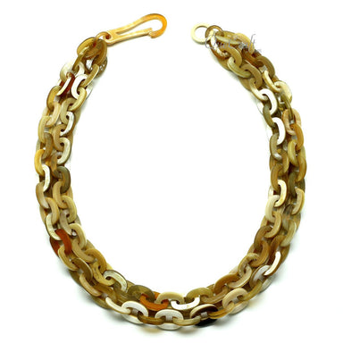 Horn Chain Necklace #11911 - HORN JEWELRY