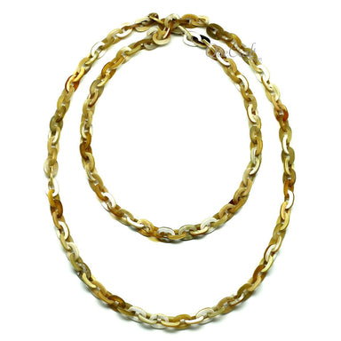 Horn Chain Necklace #11912 - HORN JEWELRY