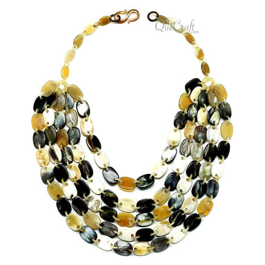 Horn Chain Necklace #11938 - HORN JEWELRY
