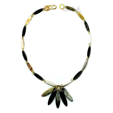 Horn Chain Necklace #11943 - HORN JEWELRY