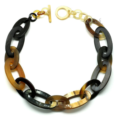 Horn Chain Necklace #11979 - HORN JEWELRY