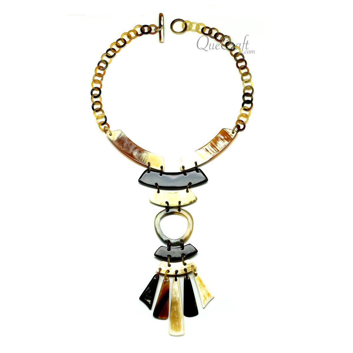Horn Chain Necklace #12048 - HORN JEWELRY