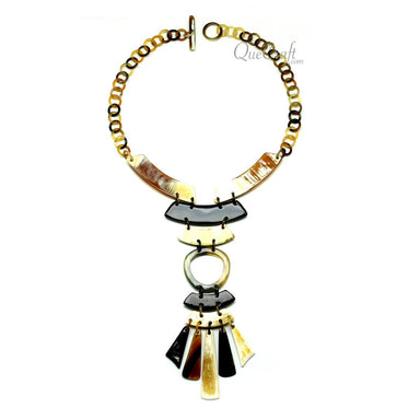 Horn Chain Necklace #12048 - HORN JEWELRY