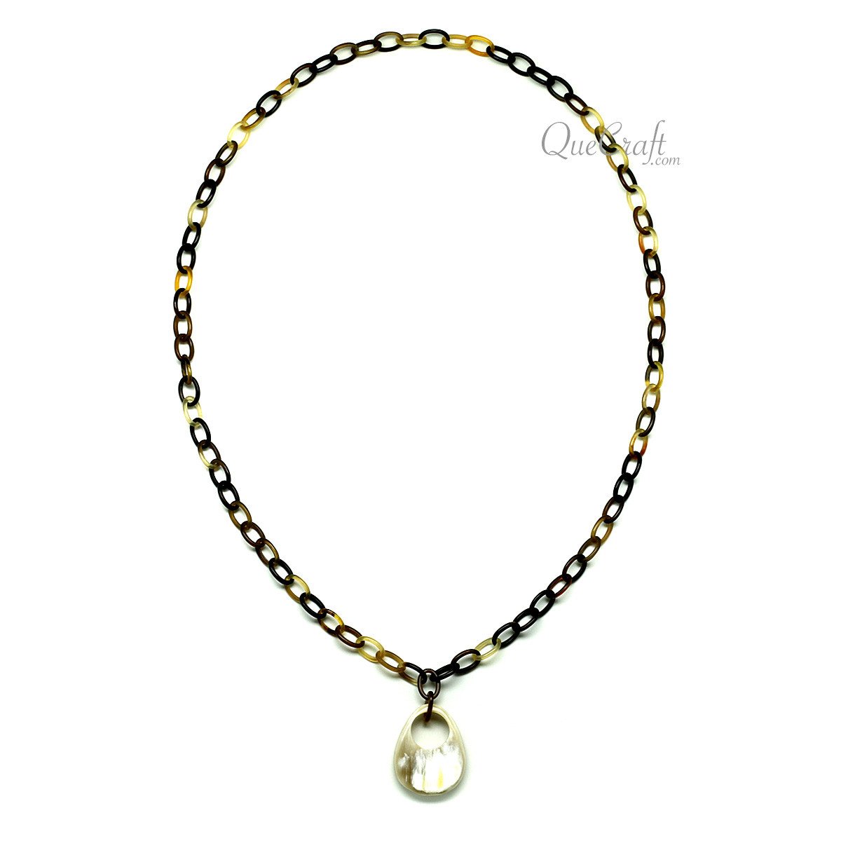 Horn Chain Necklace #12105 - HORN JEWELRY