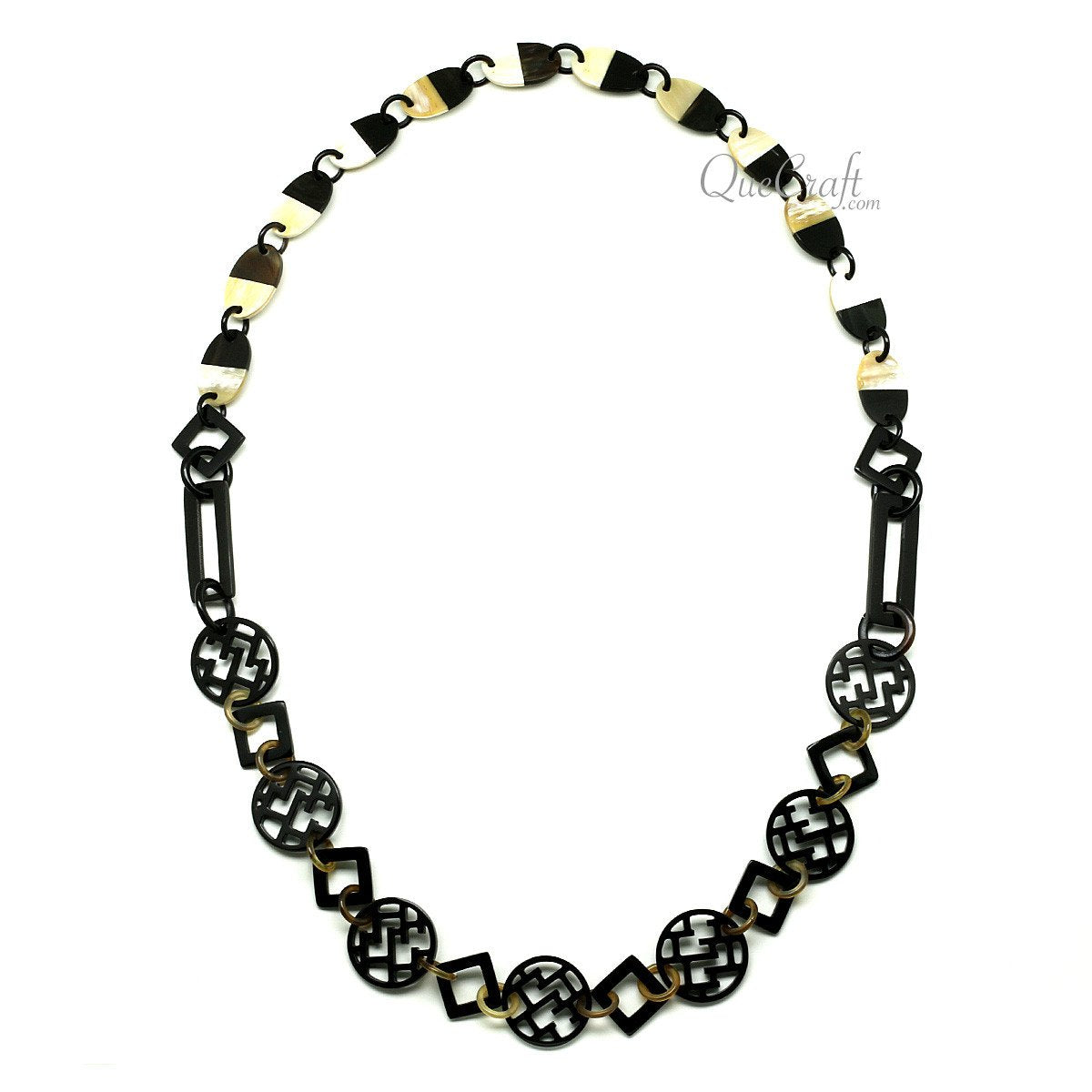 Horn Chain Necklace #12138 - HORN JEWELRY