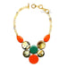 Horn & Lacquer Chain Necklace #12401 - HORN JEWELRY