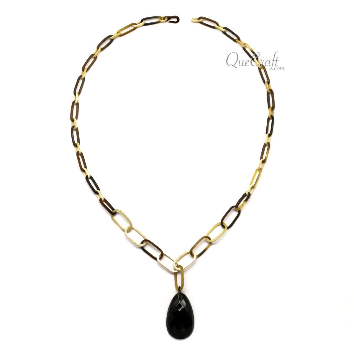 Horn Chain Necklace #12403 - HORN JEWELRY