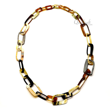 Horn Chain Necklace #12405 - HORN JEWELRY