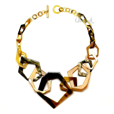 Horn Chain Necklace #12432 - HORN JEWELRY