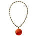 Horn & Lacquer Chain Necklace #12448 - HORN JEWELRY