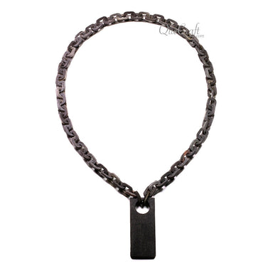 Horn Chain Necklace #12690 - HORN JEWELRY